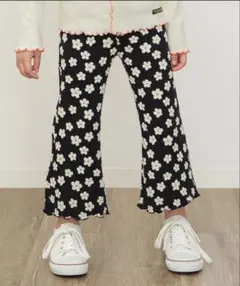 BREEZE 総柄ジャガードフレアパンツ110