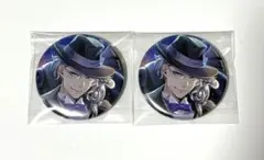 ツイステ 寮服 アズール 缶バッジ 2点