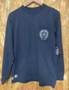 【希少レア】クロムハーツ　ロングtシャツ 小さく穴あり 希少レア】クロムハーツ ロングtシャツ 小さく穴あり - メルカリ