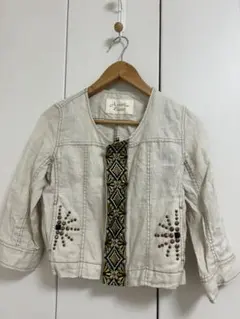 Another Edition ノーカラージャケット ベージュのサムネイル