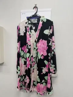 冬物 新品 インポート レオナール ワンピース 大きめサイズ 48 46 