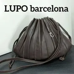 美品　ルポ　バルセルナ　本革バッグ　lupo Lupo Barcelona◇ショルダーバッグ/レザー/BRW// : セカンドストリート