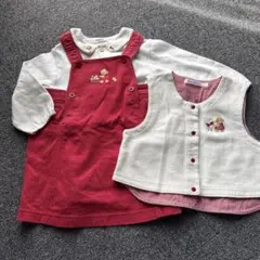 【新品未使用】familiar ワンピース　80 ワンピース | ファミリア公式サイト