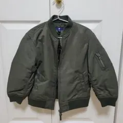 UNIQLO MA-1ジャケット 110サイズ オリーブグリーン　カーキ