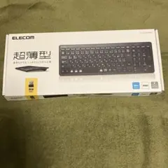 【未開封品】ELECOM TK-FDP099BK 薄型キーボード