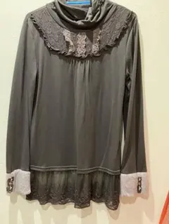 axes femme アクシーズファム ブラウン トップス