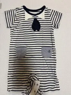 bebe reduction ストライプロンパース