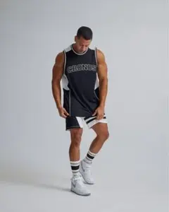 新品未使用完売品！CRONOS × 魔裟斗タンクトップブラック XL クロノス CRONOS ✖️魔裟斗 メッシュタンクトップ ブラック - メルカリ