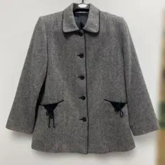 レディース　ツイード調　ジャケット　長袖