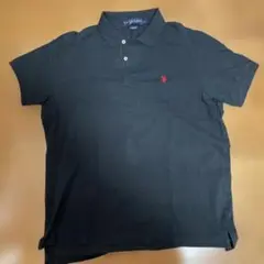 U.S. POLO ASSN. ブラックポロシャツ L