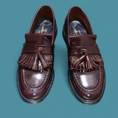 LOAKE タッセル付きローファー ダークブラウン Loake ローク タッセル ローファー メンズ 靴 ビジネス シューズ