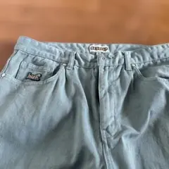 HUF グリーン ワイドパンツ　サイズL