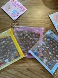 クレヨンしんちゃん デコパーツ　３枚セット