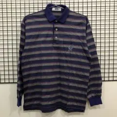 J1702 Lynx ストライプ ポロシャツ Mサイズ
