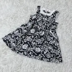 【c5687】マリメッコ　キッズ服　女の子　ワンピース　総柄のサムネイル