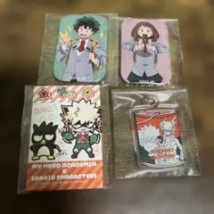 ヒロアカ　缶バッチ　アクリルキーホルダー