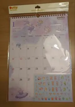 新品！2026年 Duffy ダッフィー ＆フレンズ 壁掛けカレンダー