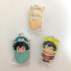 僕のヒーローアカデミア おくるみチャーム 爆豪勝己 緑谷出久