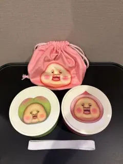 こびとづかん ２段重ねお弁当箱＆巾着