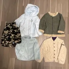 子供服　キッズ　冬服　中古品　90〜110cm　５点　まとめ売り