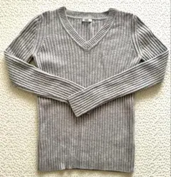 リブニット 長袖 ニット