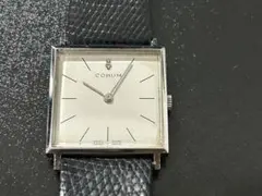 稼働品 CORUM コルム 手巻き時計 27A195 スクエア 2針 社外ベルトのサムネイル