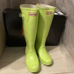 HUNTER UK3ライムグリーン 長靴