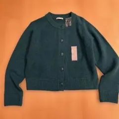 （新品）GU パフニットクルーネックカーディガン