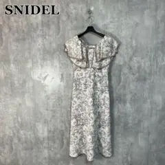 スナイデル 24SS シフォンワンピース モカ M - メルカリ