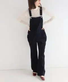 [新品タグ付き] IENA ★ オヤココールオーバーオールのサムネイル