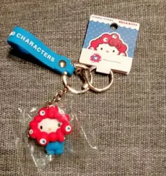 【新品・匿名】万博　キティ　なりきり　ミャクミャク　キーホルダー