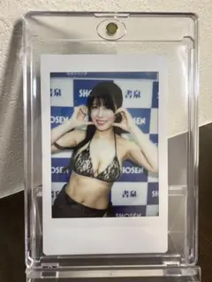極レア】瀬緒凛 直筆サイン入りチェキ マグネットローダー付 セクシー