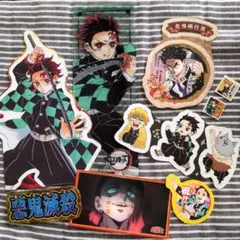 竈門炭治郎 善逸 伊之助⑤原作画フレークシール クリアしおり 鬼滅の刃 付録