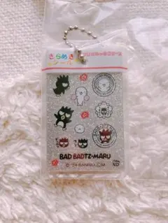 サンリオキャラクターズ きらめきシール風チャーム　バッドばつ丸