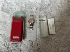Swatch Irony 腕時計 ピンク　YLS405G