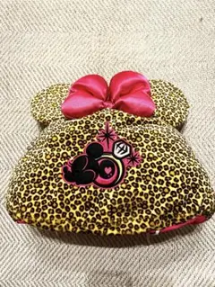 ディズニーランド　ティッシュカバー　ミニー　豹柄
