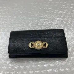 (T) Gianni Versace キーケース ブラック　オーストリッチのサムネイル