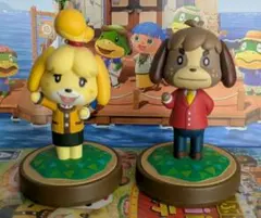 どうぶつの森　amiiboフェスティバル　フィギュア2体セット　アミーボ