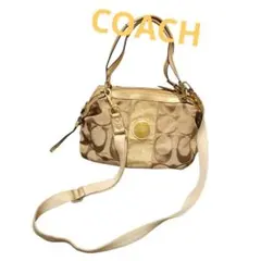 コーチ COACH バッグ ハンド シグネチャー キャンバス パテントレザー