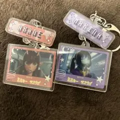 ミルキーサブウェイ連結キーホルダー　マキナ　アカネ