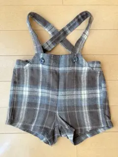 値下げ★hibyebebe★brownie check overall♪チェック