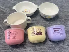 ミキハウス ベビー用食器3点セット / ディズニー 離乳食保存ケース