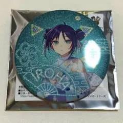 超かぐや姫！京都IP書店浴衣グリッター缶バッジ 酒寄彩葉 いろは
