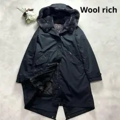 定価12万✨ウールリッチ ダウンコート 2way ライナー付き リアルファー 黒