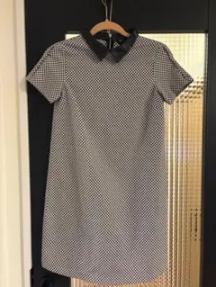ZARA BASIC 半袖ワンピース XS ブラック・ホワイト