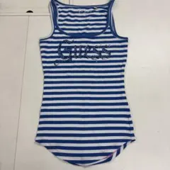 GUESS レディース タンクトップ ボーダー ラインストーン XSのサムネイル