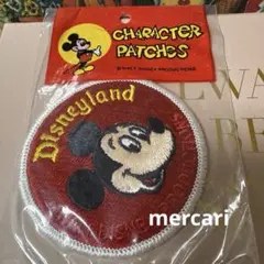 Disneyland ミッキーマウス ヴィンテージ　ワッペン