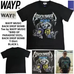 WAYP MUSIC 極悪同盟 ダンプ松本 & ブル中野 結成40周年 Tシャツ