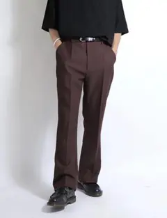 CONFIRM ブーツカット スラックス フレアパンツ