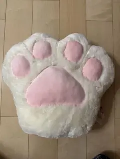 【新品】　★ ぷくぷくっくり！肉球ハンド７ぬいぐるみ　ホワイト　★